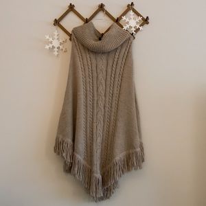 Torrid Cable Knit Poncho